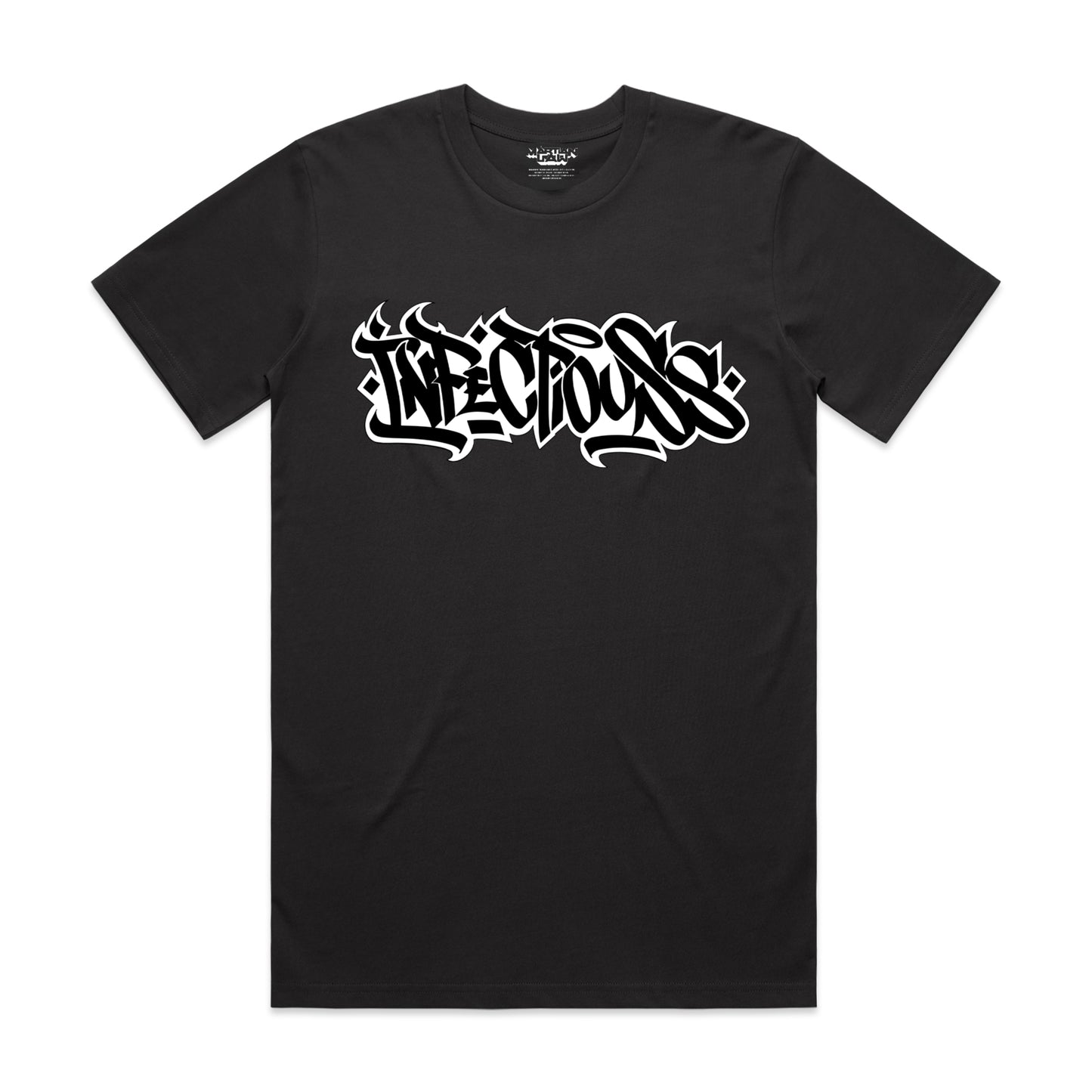 Classic Infectiouss Handstyle Tee - Coal